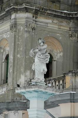 Колона зі статуєю діви Марії в Городенці