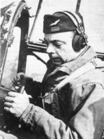 Антуан де Сент-Екзюпері за штурвалом розвідувального літака "Лайтнінг", 1944