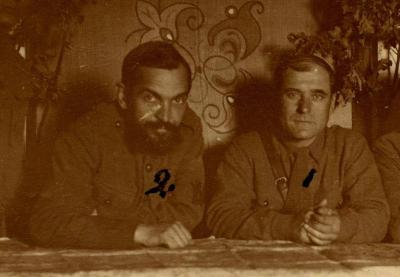 Начальник дивізії Марко Безручко (праворуч) і його начальник штабу Всеволод Змієнко (ліворуч)