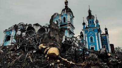Купол, церкви Пресвятої Богородиці «Всіх скорботних радість», зруйнованої російською авіабомбою