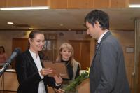 <p>Лозовий Максим отримав Диплом за активну участь у соціокультурній діяльності бібліотеки</p>